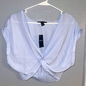 Baby Blue Forever 21 Shirt